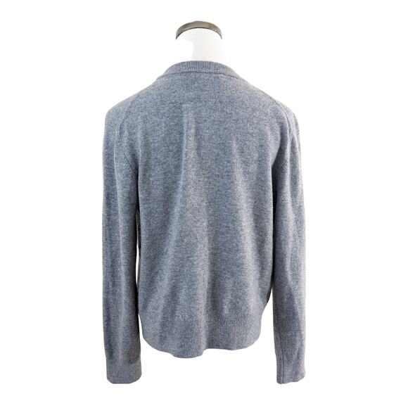 Vince Gray Cashmere Blend Cardigan Sweater Women's Small EUC Crew Neck Button Up - Picture 4 of 7